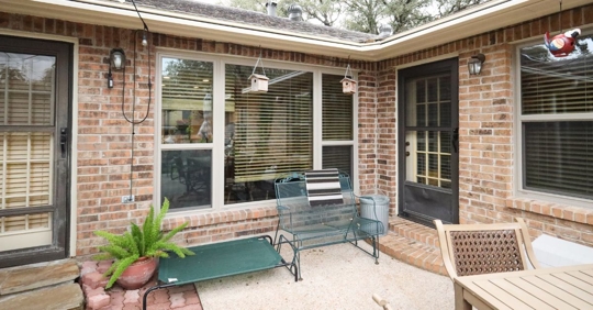 Windows and doors with blinds