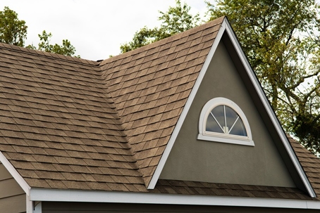 brown shingle roof
