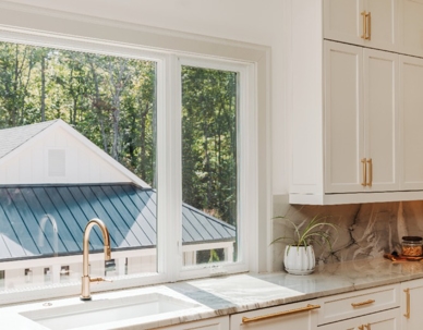 infinity from marvin picture window in kitchen