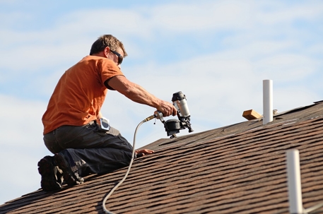 contractor on roof
