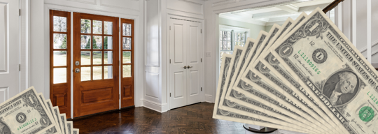 house and dollars
