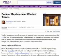 Popular Replacement Window Trends Image