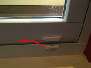 Window Surface Mount Alarms from window replacement