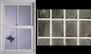 Broken Foggy Windows Broken Foggy Window Glass Pane