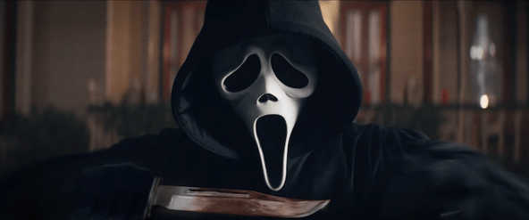 ghostface from the movie Scream