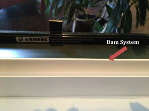 Window Dam System for window replacement